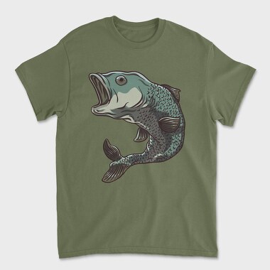 Jumping Pike Perch, Tricou Barbati (Unisex)