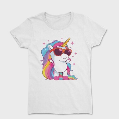 Unicorn Sunglasses, Tricou Femei