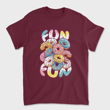 Fun Donuts, Tricou Barbati (Unisex)