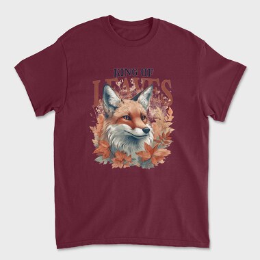 King of Leaves Fox, Tricou Barbati (Unisex)