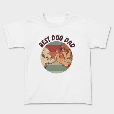 Best Dog Dad, Tricou Copii