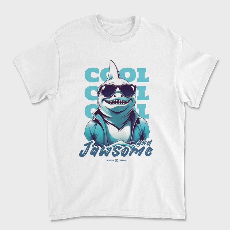 Cool Shark, Tricou Barbati (Unisex)