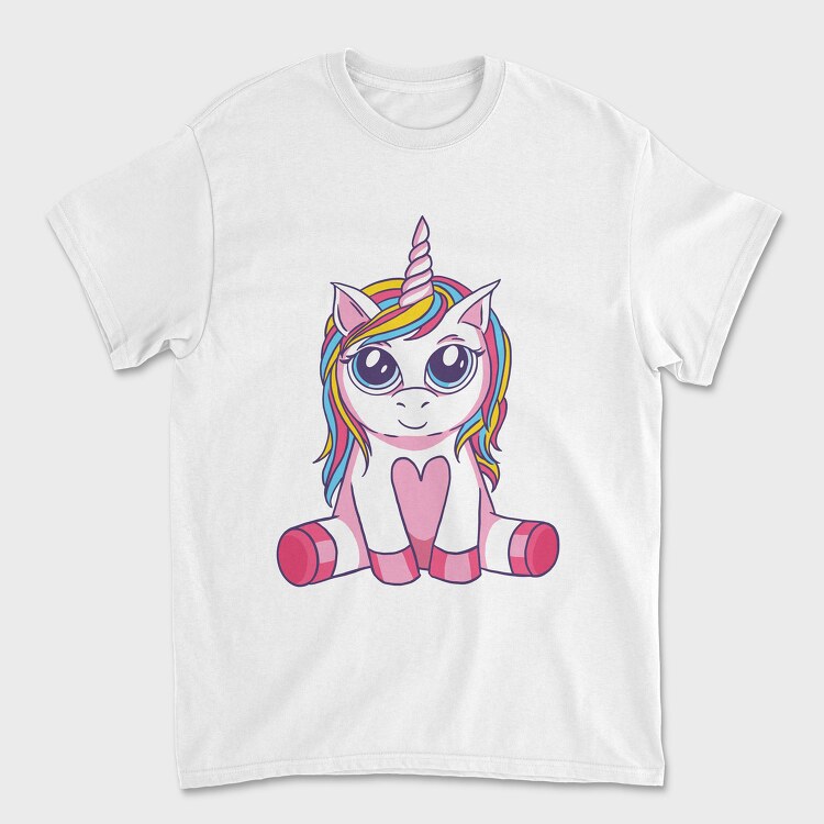 Big Eyes Unicorn, Tricou Barbati (Unisex)