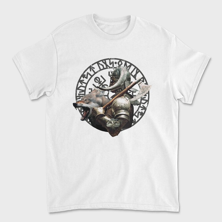 Viking Wolf, Tricou Barbati (Unisex)