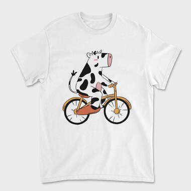 Cow Bike, Tricou Barbati (Unisex)