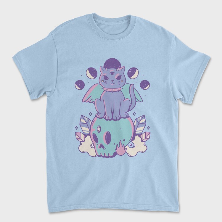 Pastel Goth Cat, Tricou Barbati (Unisex)