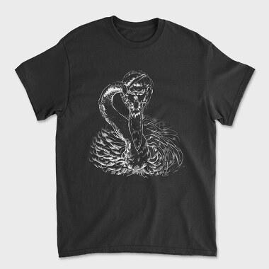 Patched Flamingo Portrait, Tricou Barbati (Unisex)