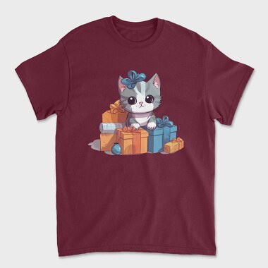 Birthday Cat, Tricou Barbati (Unisex)