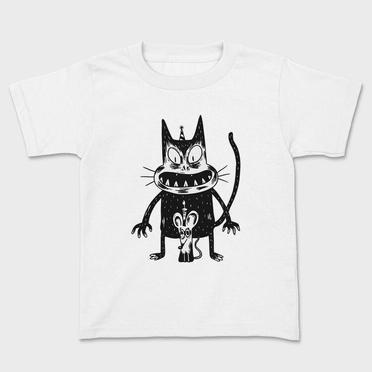 Creepy Cat Mouse, Tricou Copii