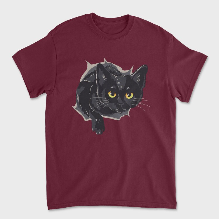 Black Cat Box, Tricou Barbati (Unisex)