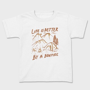 Life I S Better by a Bonfire, Tricou Copii