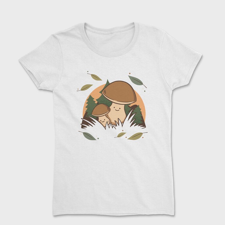 Cute Mushrooms, Tricou Femei