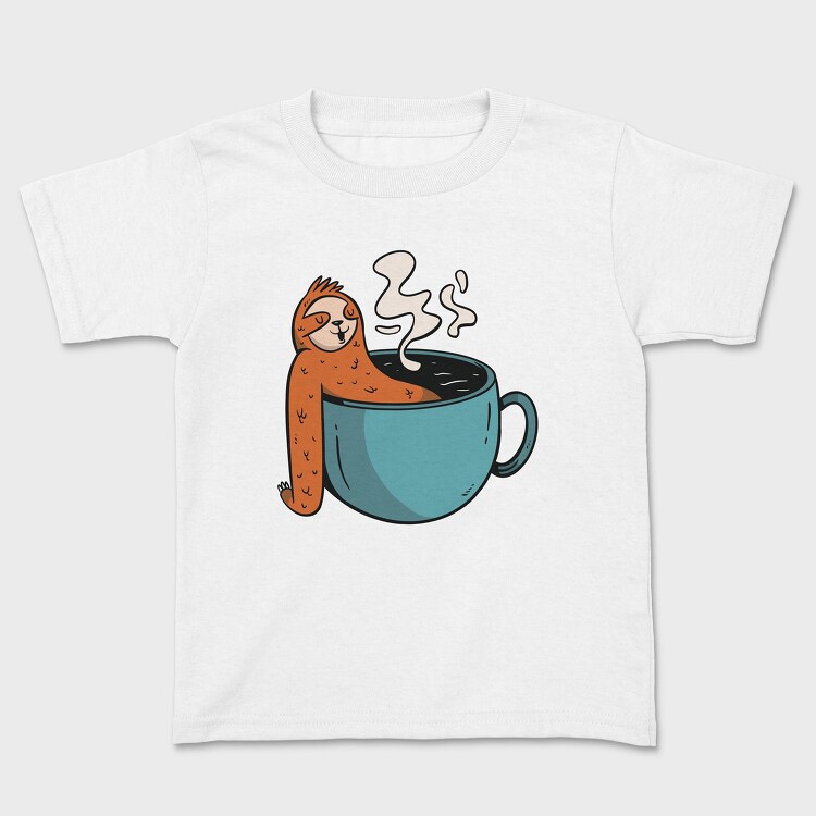 Sloth Coffee Hot Tub, Tricou Copii