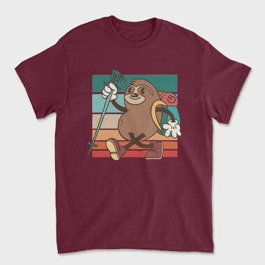 Sloth Hiker, Tricou Barbati (Unisex)