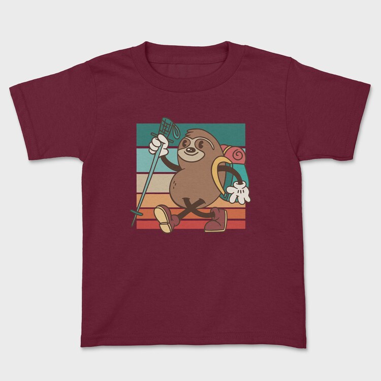 Sloth Hiker, Tricou Copii