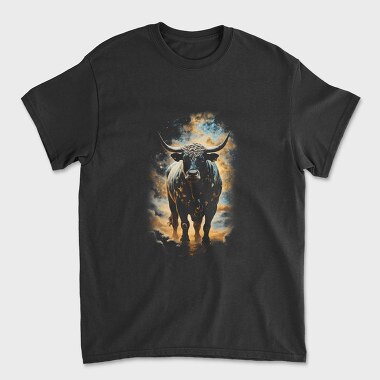 Bull Zodiac Taurus, Tricou Barbati (Unisex)