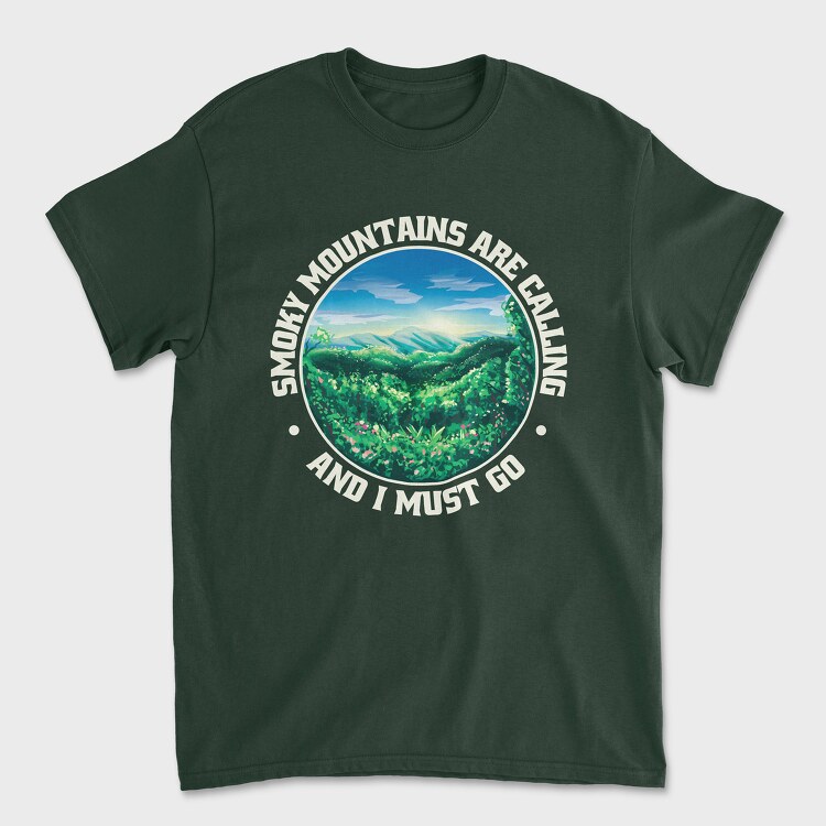 Smoky Mountains Are Calling, Tricou Barbati (Unisex)