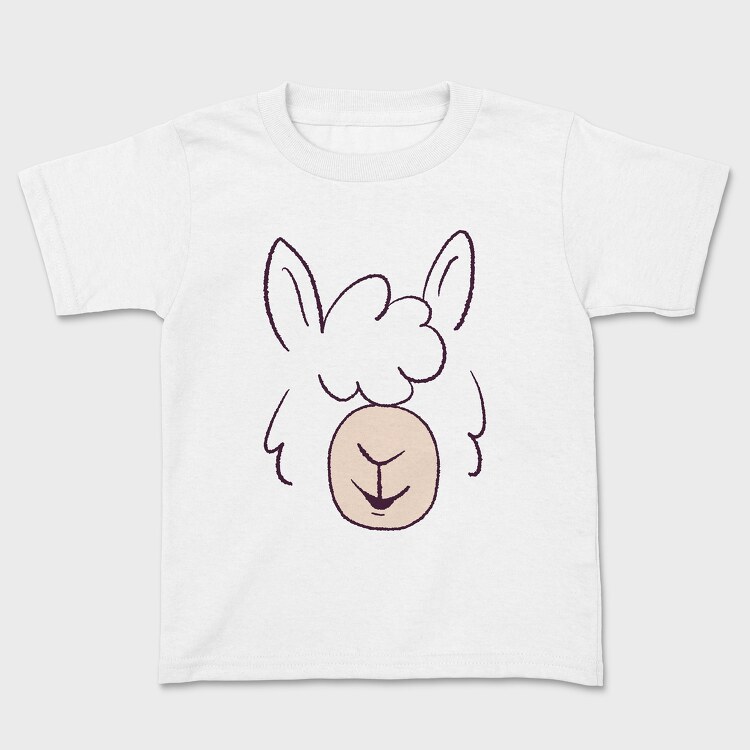 Llama Face, Tricou Copii