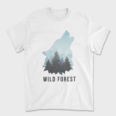 Wild Forest Wolf, Tricou Barbati (Unisex)