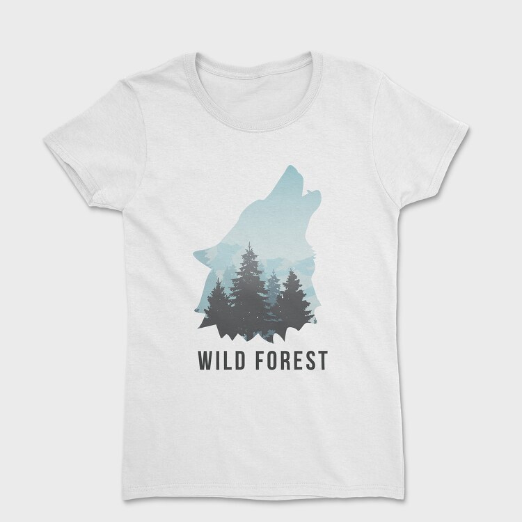 Wild Forest Wolf, Tricou Femei