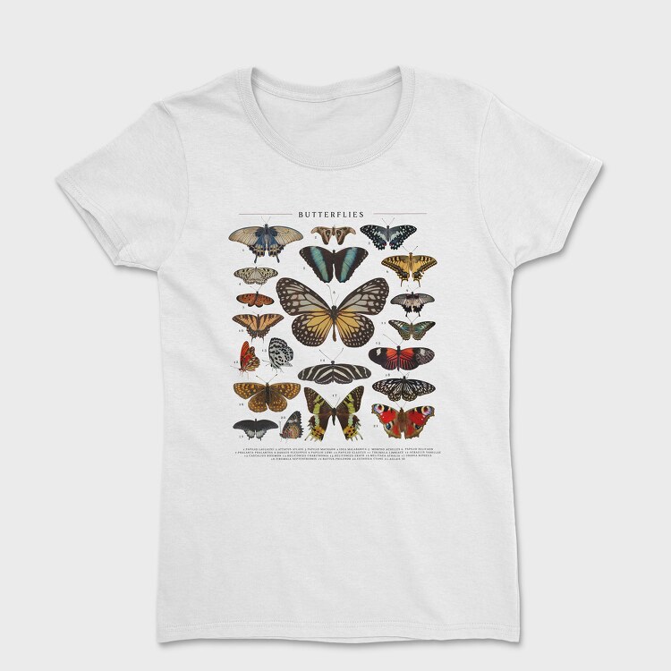 Butterflies Catalog, Tricou Femei