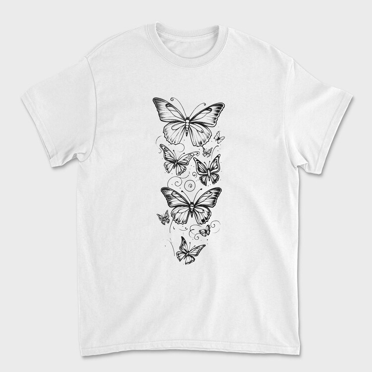 Butterflies Flying, Tricou Barbati (Unisex)