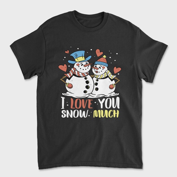 Snowman Love, Tricou Barbati (Unisex)