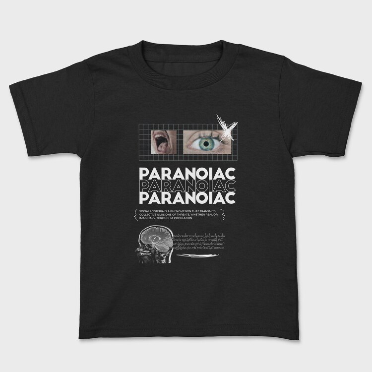 Society Paranoiac, Tricou Copii