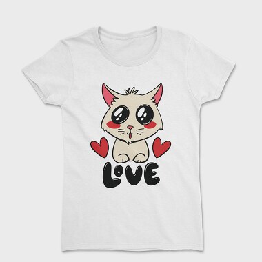 Love Cute Cat, Tricou Femei