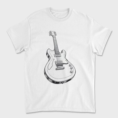 Guitar Draw, Tricou Barbati (Unisex)