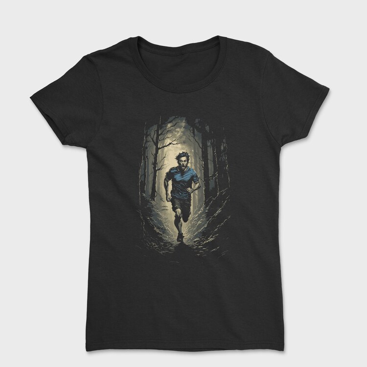 Man Running Forest, Tricou Femei