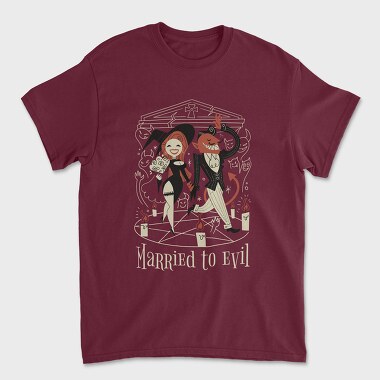 Married to Evil, Tricou Barbati (Unisex)