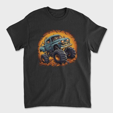 Halloween Monster Truck, Tricou Barbati (Unisex)