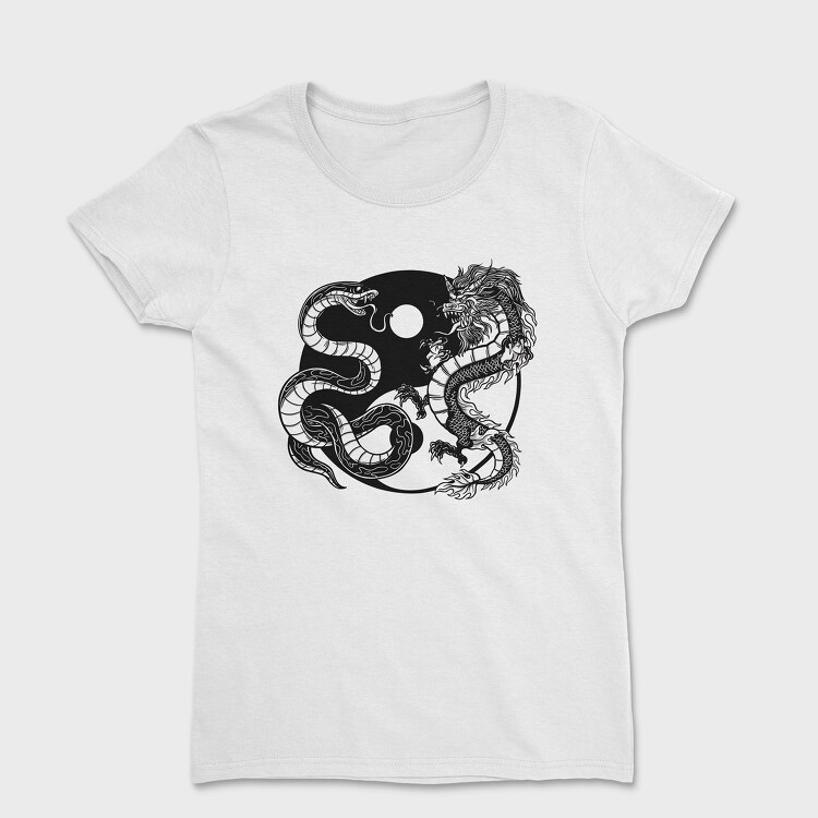 Yin Yang Dragon Snake, Tricou Femei