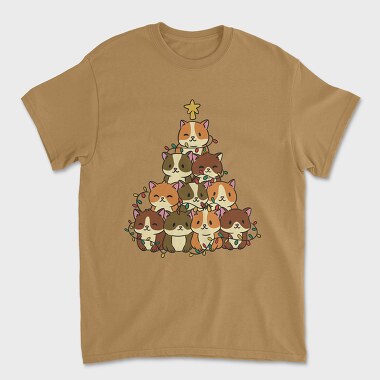 Hamster Christmas Tree, Tricou Barbati (Unisex)