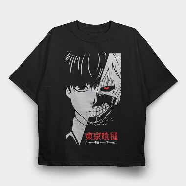 Tokio Ghoul 9, Tricou Oversize Barbati (Unisex)