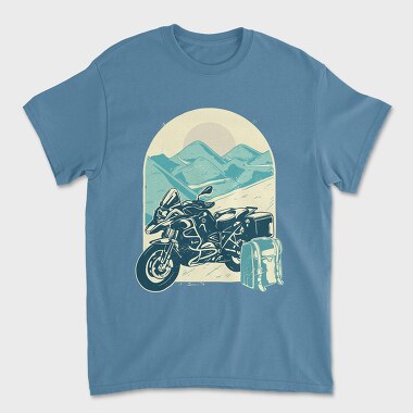 Motorcycle Adventure, Tricou Barbati (Unisex)