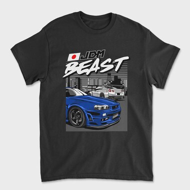 R34 & R35 JDM, Tricou Barbati (Unisex)