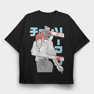 Chainsaw Man 7, Tricou Oversize Barbati (Unisex)