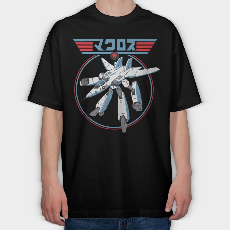 Robotech 4, Tricou Oversize Barbati (Unisex)