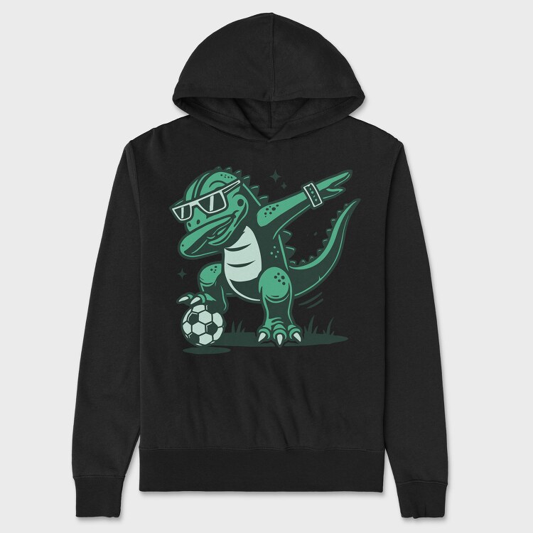 Dabbing Trex, Hanorac Oversize Barbati (Unisex)