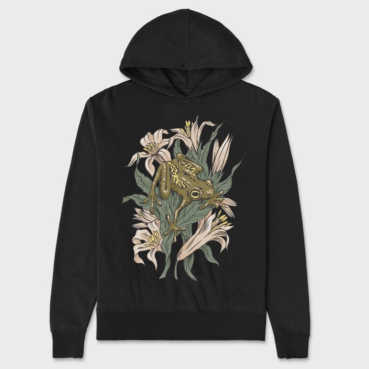 Frog Lilies, Hanorac Oversize Barbati (Unisex)