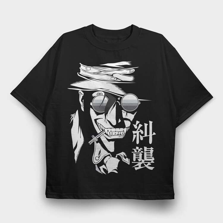 Hellsing 5, Tricou Oversize Barbati (Unisex)
