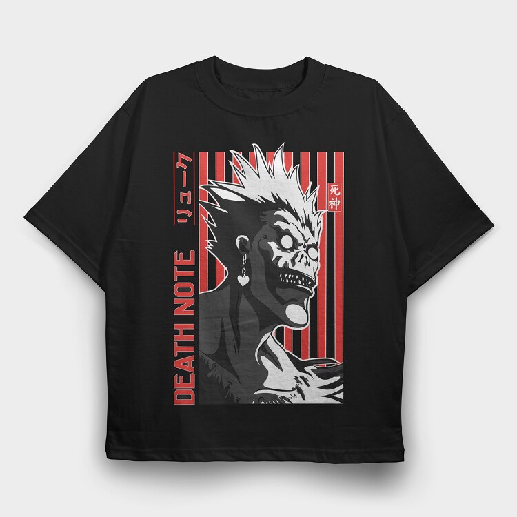Death Note 5, Tricou Oversize Barbati (Unisex)