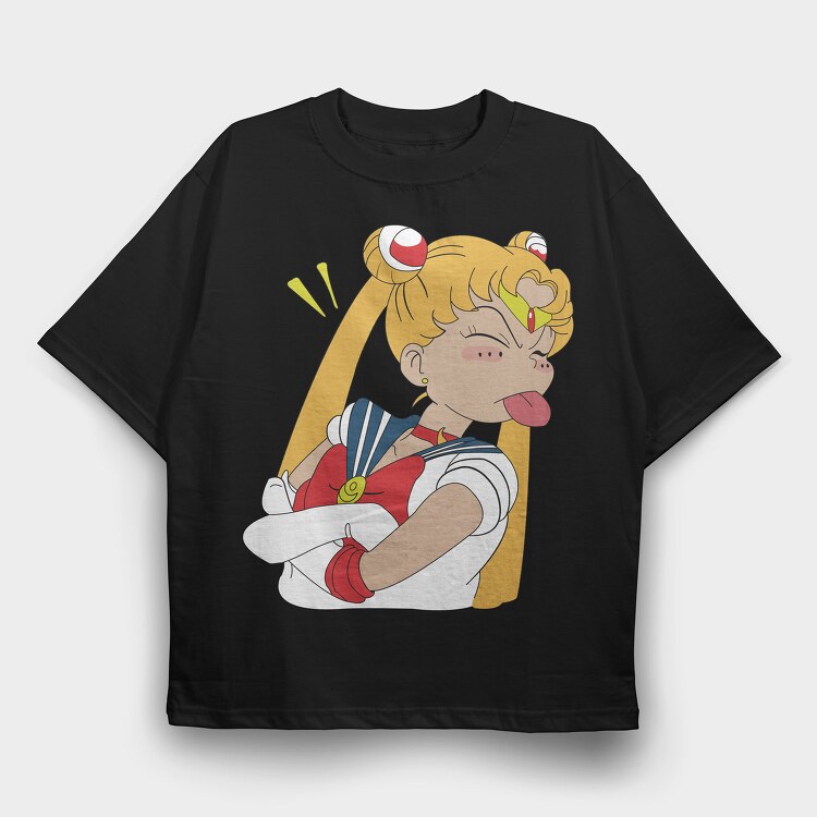Sailor Moon 10, Tricou Oversize Barbati (Unisex)