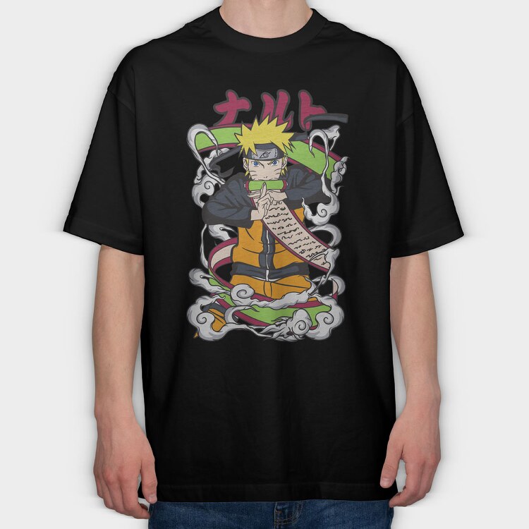Naruto 128, Tricou Oversize Barbati (Unisex)