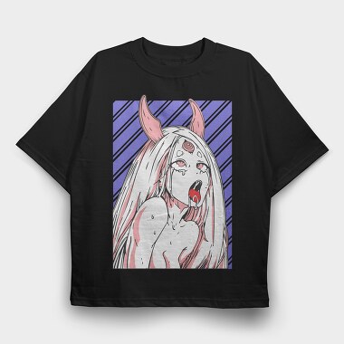 Hentai 2, Tricou Oversize Barbati (Unisex)