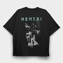 Hentai 6, Tricou Oversize Barbati (Unisex)