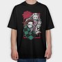 Demon Slayer 19, Tricou Oversize Barbati (Unisex)