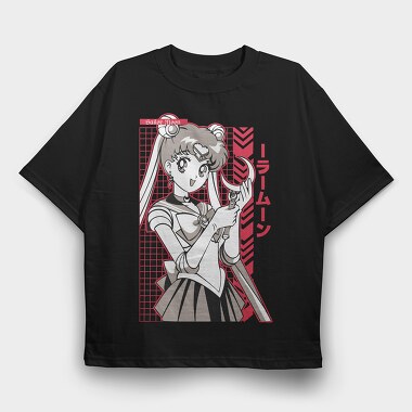 Sailor Moon 24, Tricou Oversize Barbati (Unisex)